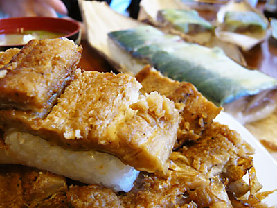 穴子はちょっとチン♪します